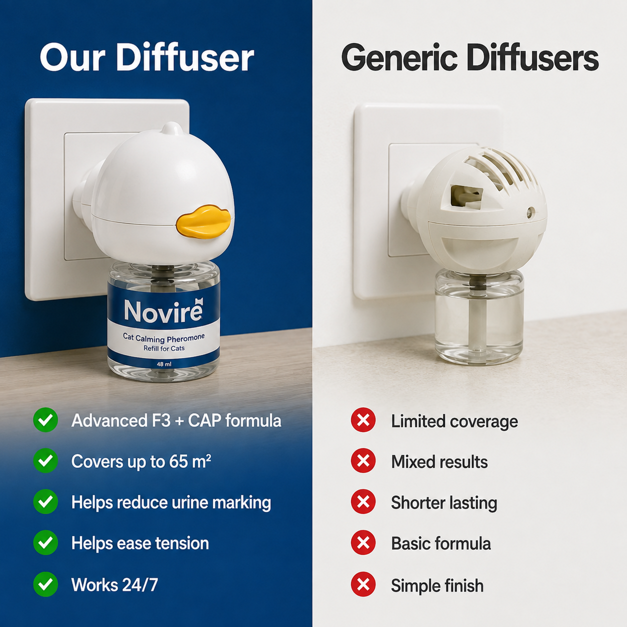 Novire Calming Diffuser For Cats